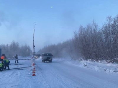 В Якутии открыли ледовую переправу Хатассы-Павловск