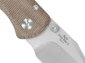 Складной нож Kizer Drop Bear 2, сталь Nitro-V, рукоять микарта, коричневый