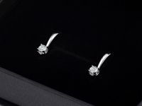 Серьги из белого золота с бриллиантами э4001сг06200855