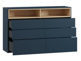 Комод Висмар 143x93 Темно-синий