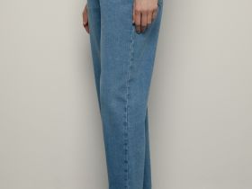 Джинсы mom fit женские