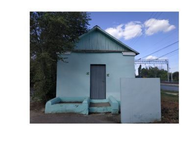 Служебная постройка на станции