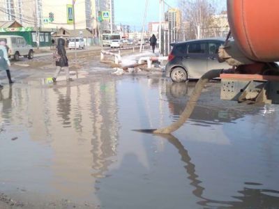 Куда подать заявку на откачку талых вод в Якутске