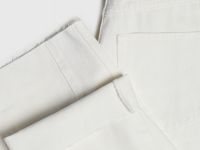 Джинсы объёмного кроя для девочек, Белый