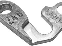 Держатель заднего переключателя &quot;петух&quot; Meta №248 фрезерованный (серебристый)