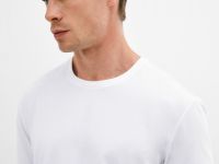 Базовая футболка из хлопка, Белый