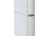 Зажигалка ZIPPO Classic с покрытием Glacier, латунь/сталь, белая, матовая, 38x13x57 мм