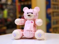 JK8133 Конструктор Розовый Мишка Тэдди