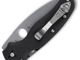 Складной нож Spyderco Shaman Lightweight, сталь CTS-BD1, рукоять FRN, черный