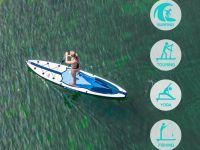 Надувная доска для SUP-бординга FUNWATER MANTA RAY 11