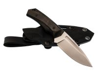 Нож Pocket Wolf Мини Тактик с долом, сталь AUS10Co, рукоять микарта, зеленый