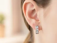Серьги из белого золота э4712сг02135400