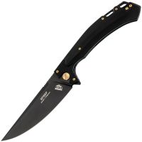 Складной нож Нукер Black, сталь AUS8, рукоять G10