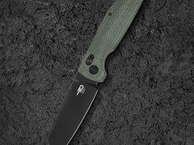 Нож складной Bestech Slasher, сталь D2, рукоять микарта, зеленый