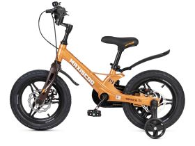 Детский велосипед Maxiscoo Space Deluxe Plus 14, год 2025, цвет Оранжевый