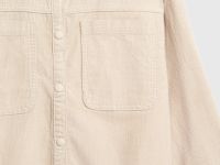 Вельветовая рубашка для девочек, Бежевый