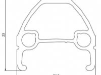 Обод Author Argon Pro 26" (ниппель (спорт) 36 стенка двойная, одинарный пистон 26" (559))