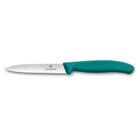 Кухонный нож овощной серрейтор Victorinox 6.7734.C1, сталь X50CrMoV15, рукоять полипропилен
