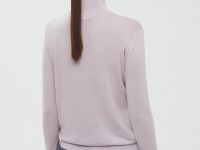 Джемпер с воротником-стойкой