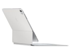 Клавиатура Apple Magic Keyboard with Trackpad для iPad Pro 13 (2024) русская (нейлон с подставкой) (белый) (MWR43)