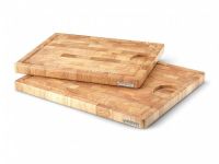 Continenta Разделочная доска для мяса с канавкой, каучуковое дерево 42 x 34 см Continenta