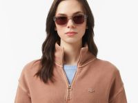Женская хлопковая толстовка Lacoste