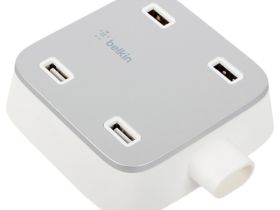 Сетевое зарядное устройство Belkin 4xUSB Charger 26W 2,4 А (White)