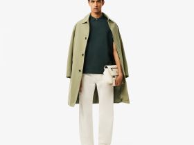 Мужское поло Lacoste PARIS стандартного кроя
