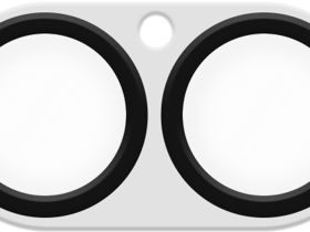 Защитное стекло Krutoff для камер Apple iPhone 17 Black