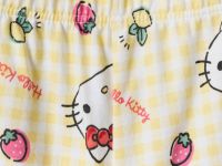 Жёлтая пижама с принтом Hello Kitty для девочки Глория Джинс