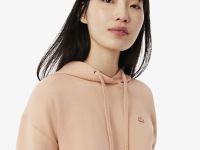 Женская толстовка Lacoste свободного кроя с капюшоном