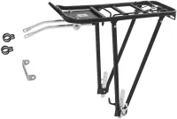 Алюминиевый регулируемый сварной багажник ACME M-Wave Screw-On II 24"-28" (черный)