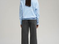 Легкий удлиненный джемпер с хлопком