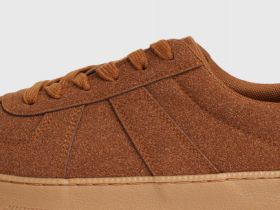 Кеды из искусственной замши, Оранжевый