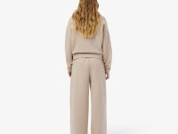 Женские хлопковые спортивные брюки-клёш Lacoste