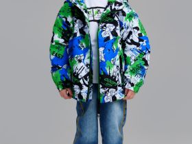 Куртка текстильная с полиуретановым покрытием для мальчиков (ветровка)