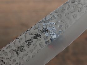 Нож шефа Сантоку Kanetsune, сталь DSR1K6, рукоять pakka wood