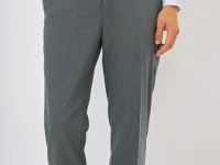 Брюки с эластичным поясом, Серый