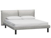 Кровать Кейт 140 Букле Серый