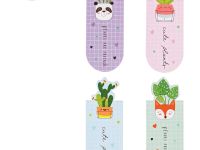 Закладки магнитные для книг MESHU "Succulent" 4 шт, 70*165 мм