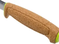 Нож с фиксированным лезвием Morakniv Floating Knife (S) Lime, сталь Sandvik 12C27, пробковая ручка