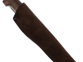 Нож Финский Ромб, сталь 110Х18, традиционный охотничий нож, рукоять граб