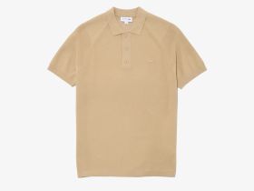 Мужское тёплое трикотажное поло Lacoste