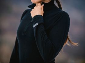 Первый слой фуфайка с длинным рукавом Merino Warm Женская