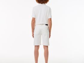 Мужские джинсовые шорты Lacoste приталенного кроя