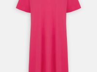 Платье А-силуэта из трикотажного интерлока