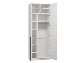 Распашной шкаф Кимбол 2.1-100x280 Белый