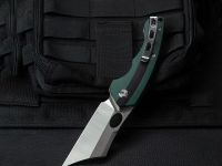 Нож складной Bestech Skirmish, сталь D2, рукоять G10, черно-зеленый