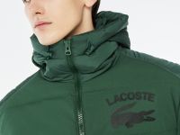 Мужская утеплённая куртка Lacoste с капюшоном