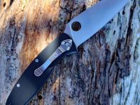 Складной нож Spyderco Resilience™, сталь 8Cr13MOV, рукоять G-10, чёрный